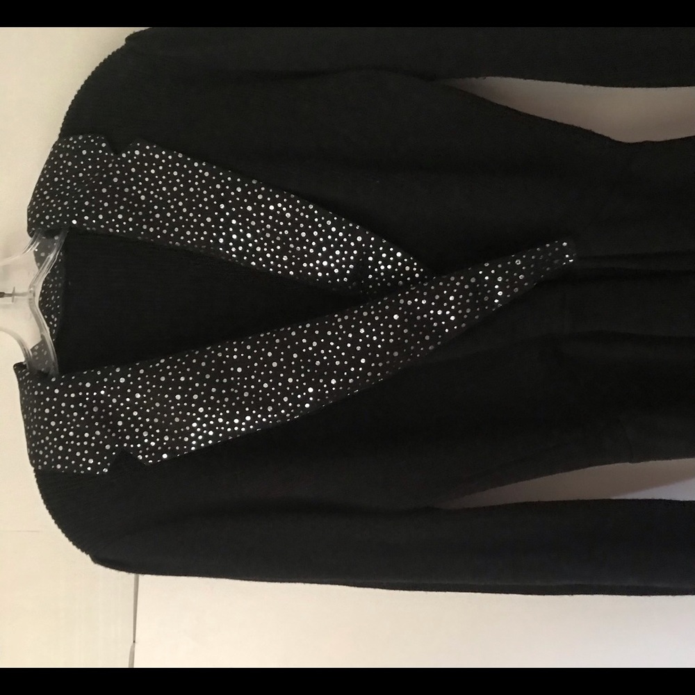 Vintage St John Knit Black Dress Sequins sz 6 USA Original Owner Holiday Dress - Picture 15 of 16